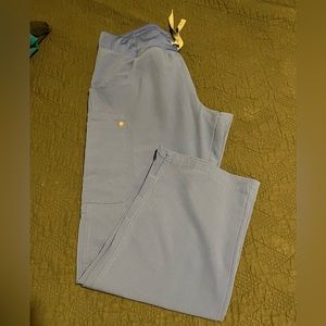 Figs scrubs pants MP ceil blue